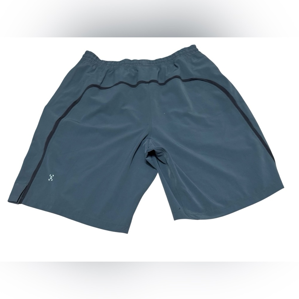 Lululemon Pace Breaker Short Hi Impact 9" Melanite Grey Black Sz M No Liner Mens